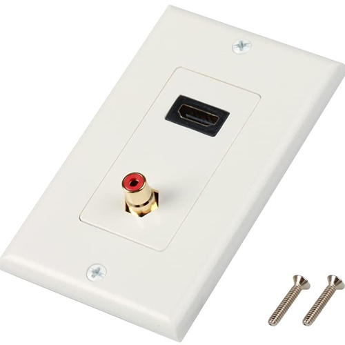 Nástěnná deska HDMI 3RCA